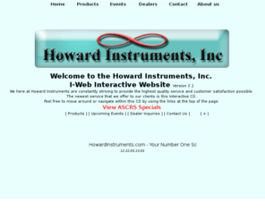 howardinstruments.com: Howard Instruments Inc, Products for the Total Eye
