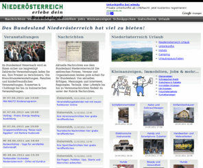 niederoesterreich.net: Niederösterreich .NET - Veranstaltungskalender
Niederösterreich .NET - Veranstaltungskalender