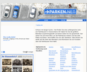 parkhaeuser-in-deutschland.de: • parken.net - Suchst du noch oder parkst du schon?
parken.net bietet eine Übersicht über Parkhäuser und Parkplätze in Deutschland