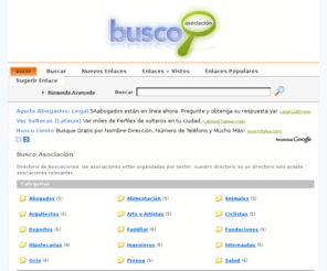 busco-asociacion.com: Busco Asociación | Directorio de Asociaciones
Directorio de Asociaciones, las asociaciones están organizadas por sector, nuestro directorio es un directorio solo acepta asociaciones relevantes.