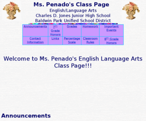 penado.net: Ms. Penado's Class Page
