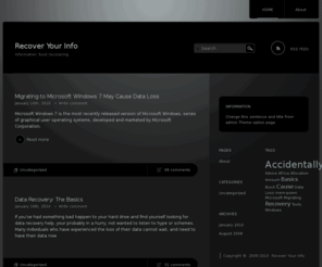 recoveryyour.info: Recover Your Info
Information 'bout recovering