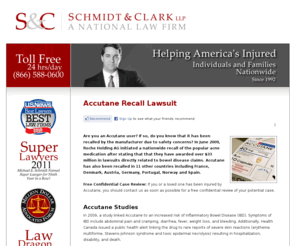 accutane-recall.org: Accutane Recall
Sadly, Accutane® has been strongly associated with Crohn’s Disease in a number of patients. Crohn’s can affect any area of the gastrointestinal (GI) tract, including the small intestine.  Learn more about the recall from one of our lawyers and find out how we can help if you or a loved one has been affected.