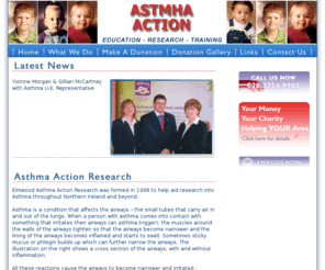 asthmaactionresearch.org: Asthma Action Charity. Helping Asthma Clinics All Over The Province.
The aim of Asthma Action is to try and make sure that any money raised goes back into the community it was raised, so that people can help to fight Asthma directly in their own area.