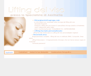 liftingdelviso.com: Lifting del viso
Le informazioni piu' essenziali sulla chirurgia del lifting del viso.