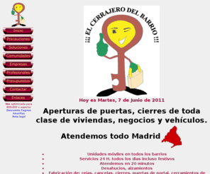 cerrajerodelbarrio.com: Cerrajero | Apertura de puertas | Cierres | Servicios urgentes 24 horas | El Cerrajero del Barrio
Cerrajero | Apertura de puertas | Cierres | Servicios urgentes 24 horas | El Cerrajero del Barrio