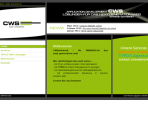 cwsnetwork.com: CWSnetwork :: TYPO3 Freelancer und Internetagentur in München Haidhausen
Willkommen bei CWSnetwork :: Ihr Partner für das next.generation.web