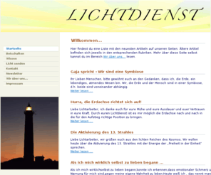 lichtdienst.com: Lichtdienst - www.Lichtdienst.com
 Die Seite für Lichtarbeiter
