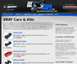 rcminimicro.com: XRAY Cars & Kits - RC XRAY - Where XRAY fans buy their RC cars & kits
RC XRAY sells all of Team XRAY's RC cars & kits.  We have a full selection of on-road/off-road and nitro/electic RC cars.