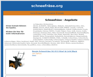 xn--schneefrse-x5a.org: Schneefräse - schneefräse.org
