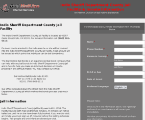 indiojailfacility.net: Indio Sheriff Department County Jail Facility & Inmate Information
Indio Sheriff Department County Jail Facility Bail and Inmate Information 24 Hours A Day. Call The Bail Hotline at (760) 863-1111.