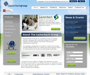 lauterbachgroup.com: Lauterbach Group - Solution Driven Printing, Packaging, and Converting. Flexographic Printing, Sustainable Printing, Midwest Flexo Printer, Label Printing, Labeling, Printing, PIW, Wisconsin Printer
The Lauterbach Group is a leader in providing solution based printing, packaging, and converting products through service, quality and innovation to our customers. The Lauterbach Group serves the Direct Response, Food and Beverage, Health and Beauty, Retail and Security, and the Industrial industries.
