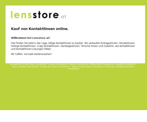 lensstore.at: Kontaktlinsen - kaufen billige Kontaktlinsen von Lensstore.at
