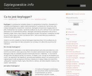 szpiegowskie.info: Szpiegowanie - poznaj techniki szpiegowania i podsłuchu. Testy sprzętu i oprogramowania.
Szpiegowanie.info to blog poświęcony technikom szpiegostwa i podsłuchu. Przyglądamy się nowością na rynku, testujemy sprzęt i oprogramowanie służące do podsłuchiwania i przechwytywania informacji.