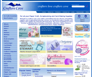 crafterscove.co.uk: Card Making Supplies, Craft Supplies, Card Blanks and Cardmaking Ideas from Crafters Cove
Card Making supplies for handmade cards.  Based in the UK we specialise in cardmaking, card blanks, craft supplies and all general card making products.