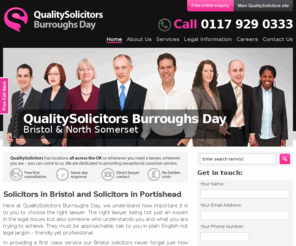 fatalaccidentlaw.com: QualitySolicitors Burroughs Day - Solicitors in Bristol & North Somerset
The Top Solicitors in Bristol & North Somerset - as chosen by you. FREE first consultation! The Best Lawyers in Bristol & North Somerset call 0117 929 0333