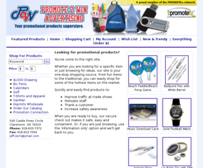 p2wadvertising.com: Promote 2 Win Advertising
Promotional products, advertising specialties and business gifts. Shop our mall of products that can be imprinted with your company name & logo! Enter to win our drawing!