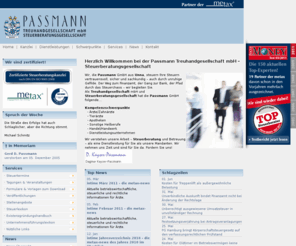 passmann-gmbh.biz: WWW.PASSMANN-GMBH.DE - Treuhandgesellschaft mbH - Steuerberatungsgesellschaft
Passmann Treuhandgesellschaft mbH - Steuerberatungsgesellschaft