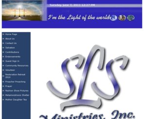 slsministriesinc.org: Home Page
SLS Ministries Home page