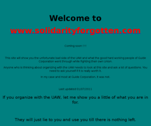 solidarityforgotten.com: Welcome
