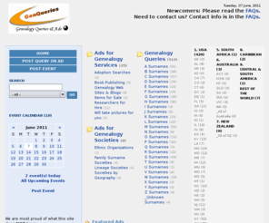 genqueries.com: GenQueries
FREE genealogy queries.