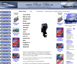 boat-bits.eu: Welcome to Boat-Bits - Welcome to Boat Bits
Boat Bits, your worldwide boat jumble 