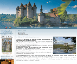 chateau-de-val.com: le chateau de val auvergne limousin bort-les-orgues lanobre correze cantal - Le Château de Val
