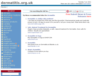 dermatitis.org.uk: dermatitis at dermatitis.org.uk, The UK dermatitis guide
The UK dermatitis guide. Read dermatitis news and articles