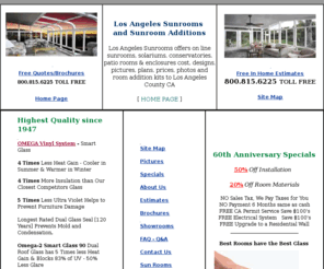 los-angeles-sunrooms.com: Los Angeles Sun Rooms and Sunroom Additions - Home Page
Los Angeles Sun Rooms and Sunroom Additionss Home Page. Sun Rooms Contractors for Los Angeles County.