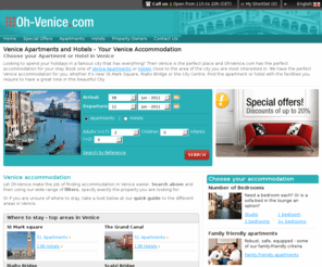ohvenedig.com: Venice Apartments | Venice Accommodation | Venice Apartment
Book Your Holiday Accommodation in Venice. Choose Apartments or Hotels at a Great Price in Any Location of the City.