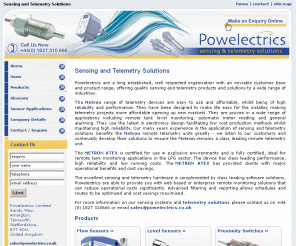 powelectrics.co.uk: Sensing and Telemetry Solutions
Powelectrics offer a wide range of telemetry and sensing systems including optical sensors, flow sensors and gsm telemetry solutions. 
	