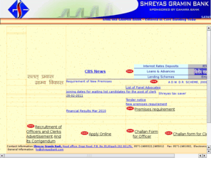 shreyasbank.com: Shreyas Gramin Bank - The leading RRB of Uttar Pradesh
