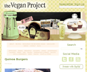 theveganproject.ca: Vegan Lifestyle | The Vegan Project, Vancouver, BC «  The Vegan Project
The Vegan Project features vegan lifestyle resources including free vegan recipes, Vancouver vegan restaurant reviews, and everything there is to know