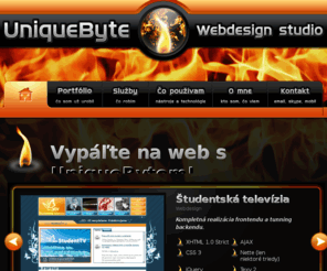 uniquebyte.com: UniqueByte Webdesign studio, tvorba internetových stránok
UniqueByte - Webdesign Studio