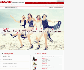 shoeshotsaleonline.com: Christian Louboutin Shoes, Pumps, Boots Sale, Free Shipping
Welcome to Christian Louboutin Shoes Online Store,buy save up 70% discount louboutin shoes,cheap christian louboutin pumps,All 100% quality guarantee.