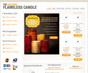 xtracandle.com: Battery Candles, Battery Operated Candles, LED Candles, Flameless Candles
Default Description