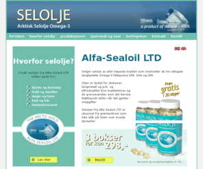 alfa-sealoil.com: Forbløffende helsevirkninger
Prøv Selolje gratis i 30 dager
Selolje har  helsbringende effekter
Les mer om de forbløffende virkningene