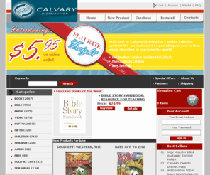 calvaryd.com: CDIOS  - Calvary Distribution Internet Ordering System
CDIOS : What's New Here? - Bibles, Books, CDs, DVDs, Tapes What's New Here? - Hardware Software DVD Movies