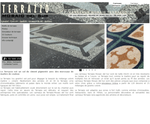 carreaux-terrazzo.com: Terrazzo à motif
Carreaux de terrazzo a motif; créez des sols décorés et résistants dans le style des années 20. Plus de 120 motifs et 15 couleurs de granito.