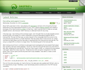 dasprids.de: Latest Articles - DASPRiD's v9.4
Latest stuff about me and my project