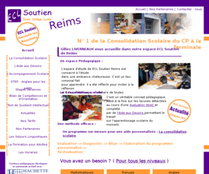 consolidation-scolaire.com: ECL Soutien Reims - Soutien scolaire, Aide aux devoirs
Choisissez une consolidation scolaire adaptée à vos besoins et près de chez vous