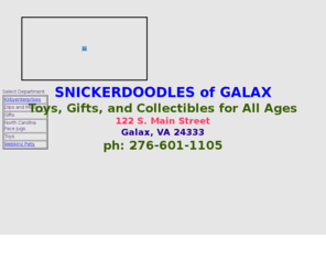 kirbyenterprises.org: Snickerdoodles of Galax
snickerdoodles toys, gifts, collectibles