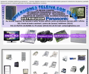 kx-tem.com: Centrales telefónicas, teléfonos panasonic, fax, tarjeta para centrales
Tarjetas para centrales telefónica, consumibles de fax, aires acondicionado, cámaras fotográfica, televisores plasma, sistema de tarificador, adaptadores de celulares, Teléfonos inalámbricos, sistema de correo de voz, sistema de vigilancia remota