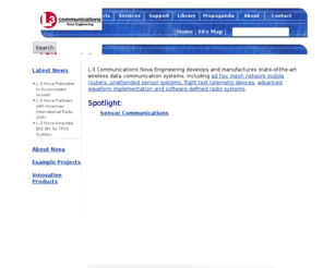 nssengineering.com: Nova Engineering
Wireless data communication systems, networked mobile routers, unattended ground sensor transceivers, telemetry devices, software defined radios, embedded signal processing, RF signal sources, FPGA/PLD development boards and IP cores by Nova Engineering.