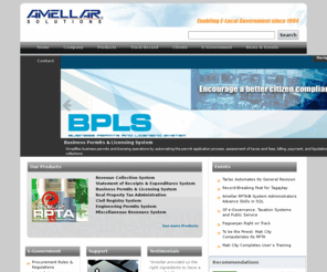 amellar.com: Amellar Solutions: Enabling E-Local Government Since 1994
 Amellar Solutions is a pioneer in developing ICT solutions for LGUs, Amellar has been enabling local government units to make e-government a reality. Amellar continues to spearhead private sector initiatives and innovations in electronic local government since 1994.