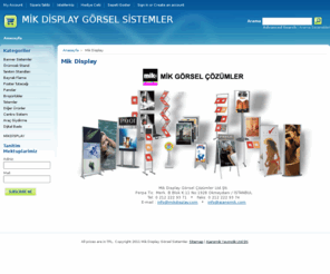 cercevemasa.com: Mik Display Görsel Çözümler Ltd.Şti.
Mik Display Görsel Çözümler Ltd.Şti.