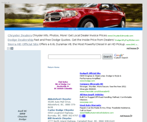 dodgebc.com: Welcome to Dodge BC
Find list of Dodge car dealership in BC British Columbia