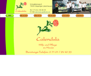rostan.biz: Calendula - Pflege zu Hause
Neu gestaltete Seiten von Calendula Pflegedienst.Wir pflegen Sie zu Hause