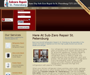 subzerorepairstpetersburg.com: Subzero Repair St. Petersburg - Refrigerator Repair, Wine Cooler Repair, Wolf Repair
Best Sub-Zero Refrigeration Repair in St. Petersburg. We specialize in the service and repair of appliances from the high-quality brands Sub-Zero, Wolf and Viking.