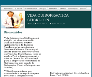 quiropracticauruguay.com: Vida Quiropráctica Stickloon Montevideo Uruguay Quiropráxia
Bienvenidos a Vida Quiropráctica Stickloon